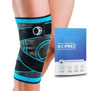 Koprez Knee Compression Sleeve | Medical Grade Knee Wrap for Arthritis, Meniscus Tear, Weightlifting, Running, Joint Pain Relief | Knee Brace Support for Men & Women