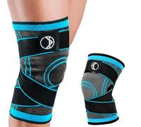 Koprez Knee Compression Sleeve | Medical Grade Knee Wrap for Arthritis, Meniscus Tear, Weightlifting, Running, Joint Pain Relief | Knee Brace Support for Men & Women