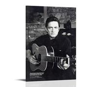 KOPTEW Johnny Cash Rock Singer Poster Decorative Painting Canvas Wall Art Living Room Poster Bedroom Painting Wall Art Picture Print Modern Family Room Decor 08 x 12 Inches (20 x 30 cm)