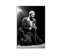KOPTEW Marvin Gaye Rock Singer Poster Decorative Painting Canvas Wall Art Living Room Poster Bedroom Painting Wall Art Picture Print Modern Family Room Decor 12 x 18 Inches (30 x 45 cm)