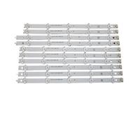 KOPUGVLVKK 10 Pieces/lot Compatible With LG42LP360C-CA 42inch 6916L-1216A 6916L-1214A 6916L-1215A 6916L-1217A 1PCS=5LED R1+L1=824MM R2+L2=824MM TV light strip