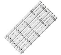 KOPUGVLVKK LED Backlight Strip For 43E3000 43E3500 43E6000 E465853 Lamp 5800-W43001-3P00 VER01.00 02K03177A Fit For LIG Screen RDL430WY LD0-10D8PCS TV light strip
