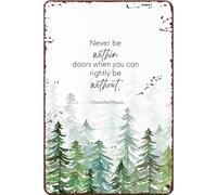 KOPUTE Classroom Decor Preschool Charlotte Mason Quote Classroom Decor Homeschools Montessori Classroom Poster Home Bar Kitchen Coffee Man Cave Garage Wall Decor Art Tin Sign 5.5x8 Inch