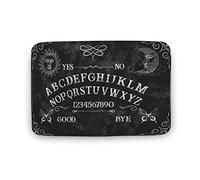 KOPUTE Gothic Ouija Board Doormat - Welcome & Halloween Decor, Designer Doormat, 40x60cm, Black