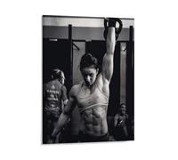 KOPUTE Home Gym Wall Decor Female Bodybuilder Back Muscle Workout Fitness Poster Canvas Painting Dining Room Decor, Bedroom Art, Wall Decor Living Room,Frameless 8x10inch