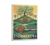 KOPUTE Middle Earth Landscape Wall Art Prints Canvas Painting Fantasy Posters, Wall Pictures, Home Decoration,Bedroom Art, Wall Decor Living Room, Wall Art, Frameless 8x10inch