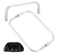 KOQAIIZ 2 Pcs U-Shaped Bag Inner Handle Kiss Lock Lock Frame Bag Aluminium Handle Bag Frame Bag for Clutch Bag Crafts DIY Projects