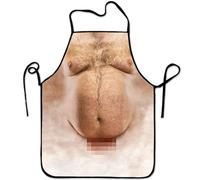KOQAIIZ Men's Kitchen Apron, Rembiule for Kitchen, Barbecue Apron, Men's Cooking Apron, Funny Cooking Apron, Restaurant Apron BBQ Bar Chef Kitchen