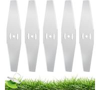 KOQAIIZ Pack of 5 Replacement Blades Grass Trimmer, Grass Trimmer Accessories, Replacement Blade Lawn Edging Cutter for Cordless Grass Trimmer, Garden Equipment