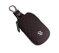 KOQAWSE Car Keychain for Suzuki Across 2020-, Auto Key Ring Pendant Car Chain Ring Clip Personalized Keychain Rings Car Accessories Family,Brown
