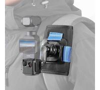KOQEIEY Backpack Mount for Osmo Pocket 3, Bag Belt Shoulder Strap Mount with Extended Border Compatible with DJI Osmo Pocket 3 Camera, Osmo Pocket 3 Accessories for Hiking, Cycling, Skiing, Climbing