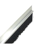 Kora Aluminium H Profile Draught Excluder Fly Seal Roller Shutter Seal, 100 cm x 5 cm, Black, Polypropylene