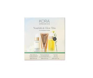 KORA Organics Nourish and Glow Trio Hydration Gift Box