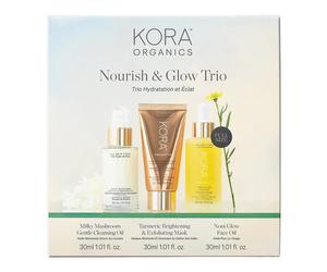 KORA Organics Nourish and Glow Trio Hydration Gift Box 90ml