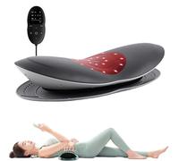 Koravio Lumbar Lift - 3 in 1 Back Massager, Koravio Lumbar Lift - 26° Adjustable Dynamic Airbag Traction Lifting, with Heat, Vibration Ergonomic Waist Pillow for Office/Chair/Car (Black)