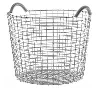 Korbo - Classic 24 Basket, Galvanized - Silver