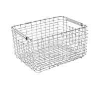 KORBO Rectangular 19 storage basket Galvanised steel