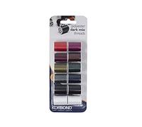 Korbond 110783 12 x 32 m Dark Mix Thread Selection, Polyester