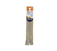 KORBOND 12cm Khaki Metal Zip - Closed Ended Zip - 12cm/4.7inches - Ideal for Sewing, Tailoring, Crafting Cushions or Garments