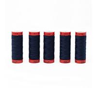 Korbond 150m Polyester Top Stitch - Midnight Blue - 5 x 30m Reels - All Purpose Finishing Sewing Thread