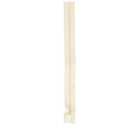 Korbond 25cm Cream Nylon Zip - Closed Ended Zip - 25cm /10inches - Ideal for Sewing, Tailoring, Crafting Cushions or Garments