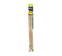 Korbond 25cm Khaki Nylon Zip - Closed Ended Zip - 25cm /10inches - Ideal for Sewing, Tailoring, Crafting Cushions or Garments