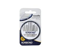 Korbond 30 Piece Needle Compact by Korbond - Needle Assortment for a Multitude of Hand Sewing, Betweens Tapestry & Darning Needles