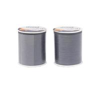 Korbond 320m Sewing Thread -2 x 160m Spools - Grey Polyester - Hand and Machine Sewing