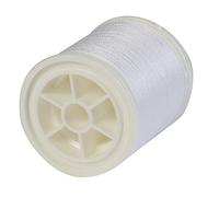 Korbond 600m White Cotton Sewing Thread - 3 x 200m Reels - Ideal for Delicate Fabrics and Garments