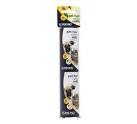 Korbond 9.8m PET Safe Lint Roller Refills-Pack of 2 - 66 Sticky Pre-Cut Citrus Scented Sheets-Suitable for All Fabric Types-Leaves NO Residue, White, 2 Pack