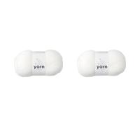 KORBOND Baby White Yarn (Pack of 2) - 100g Skein, 145m, Acrylic, Machine Washable