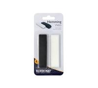 Korbond Black & White Hemming Tape - 8m x 2cm (4m Black/4m White) - Hemming Web - NO Sewing Required, Adhesive Fabric Tape: Bonding Fabric, Fabric Fusing, Applying School Badges, Turning Up Trousers