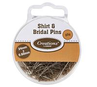 KORBOND Creations Shirt and Bridal Pins, Silver
