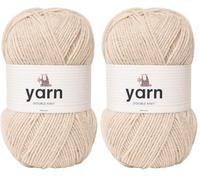 Korbond DK Oatmeal Yarn Acrylic (Pack of 2)