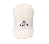 KORBOND DK White Yarn - 100g Acrylic Wool - Lightweight, Hypoallergenic & Durable Double Knit Crochet Yarn Knitting Wool (290m Total)