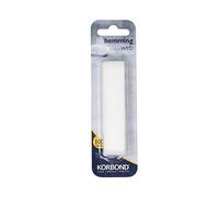 Korbond Hemming Web 10m x 2cm - White - Iron On Hem Tape - NO Sewing Required Adhesive Fabric Tape, Webbing Tape, Hemming Tape