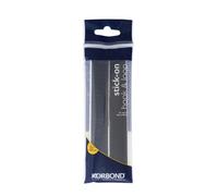 Korbond Hook & Loop Stick On Black 2 X 50Cm One Colour (One Size)