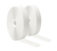 KORBOND Hook & Loop Tape 15m- White - Double Sided Sticky Tape - Extra Large Roll of Self-Adhesive Sticky Back Fastening Tape - 2cm Width