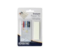 Korbond Instant Repair Kit - Double Sided Instant Repair Tape + Threaded Needle Kit - for Clothing and Upholstery Quick Repairs