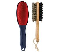 Korbond Lint Brush & Clothes Brush Set - Remove Pet Hair and Dust from Heavy and Soft Fabrics