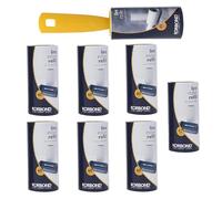 Korbond Lint Roller and Refill Set - 451 Sheets - x 1 Lint Roller plus x 8 Refill Rolls - Remove Pet Hair from Any Surface