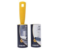 Korbond Lint Roller & Refill Set - 1 Lint Roller and 1 Large Lint Roll