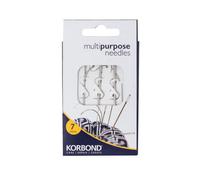 Korbond Multi-Purpose Sewing Needles (Pack Of 7) Silver (One Size)
