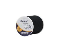 Korbond Polyester Thread Black 160M One Colour (One Size)