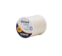 Korbond Polyester Thread Cream 160M One Colour (One Size)
