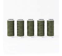 KORBOND Polyester Thread, Olive Green, 500m(100m x 5)