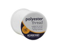 Korbond Polyester Thread White (160M)