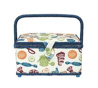 KORBOND Sewing Basket - Medium - Habby Dreams Design - 14.5cm x 19cm x 26cm