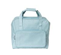 KORBOND Sewing Machine Bag - Tiny Dots Design - Fits Domestic Sewing Machine - Reinforced Base - Wipe Clean Fabric