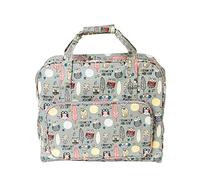KORBOND Sewing Machine Bags - Nightly Forest Design - Fits Domestic Sewing Machine - Reinforced Base - Wipe Clean Fabric